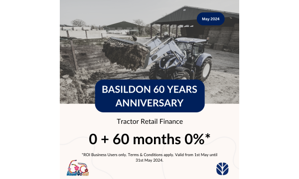 60 months for Basildon 60 Years Milestone – Tractor Retail Finance